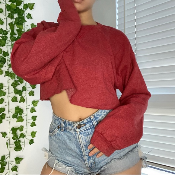 Vintage Cropped Sweatshirt - Picture 1 of 3